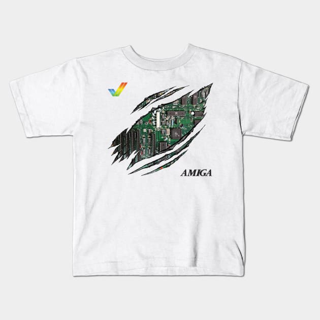 Amiga 34 years Kids T-Shirt by WkDesign